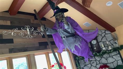 Building materials retailer 12 foot floating witch